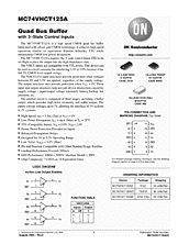 DataSheet MC74VHCT125A pdf